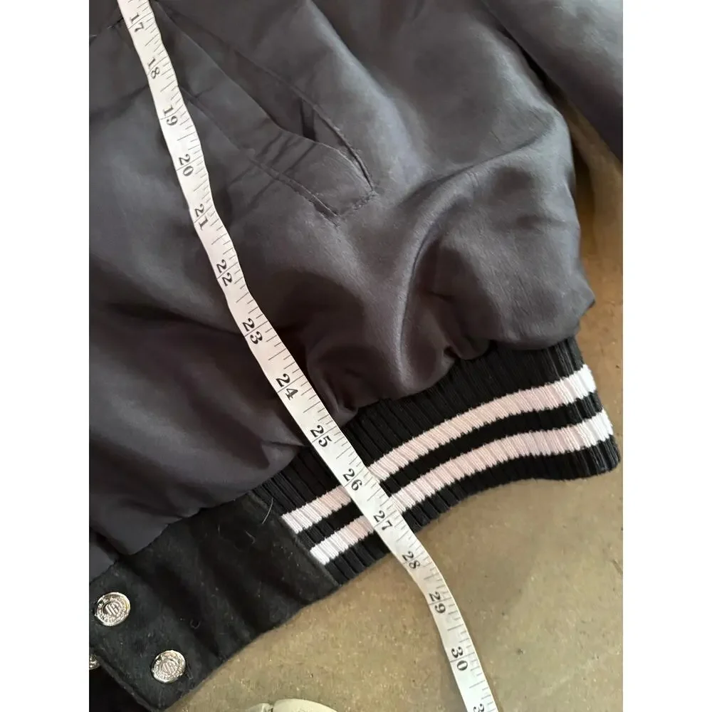 Vintage Chicago White Sox MLB Jeff Hamilton Reversible Bomber Jacket